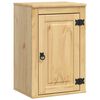 vidaXL Armadietto SKI Marrone Miele 40 x 32 x 60 cm Pino massello