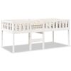 vidaXL Letto per Bambini senza Materasso Bianco 90x190cm Massello Pino