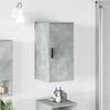 vidaXL Mobile da Bagno con porta Grigio cemento 30 x 31,5 x 61 cm