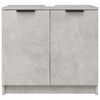 vidaXL Mobile Bagno Grigio Cemento 64,5x33,5x59cm in Legno Multistrato