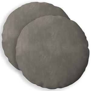 vidaXL Cuscino con cuscino HEERLEN 2 pz Grigio Chiaro Velluto