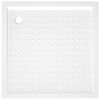 vidaXL Piatto Doccia con Superficie Puntinata Bianco 80x80x4 cm in ABS