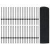 vidaXL Recinzione con Posto Grigio 0,5 x 100 m Acciaio e PVC