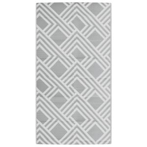 vidaXL Tappeto da Esterni ARAKIL Grigio 80x150 cm in PP