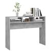 vidaXL Tavolino Consolle Grigio Cemento 105x30x80cm Legno Multistrato