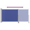 vidaXL Tenda Laterale Retrattile per Patio 120x300 cm Blu