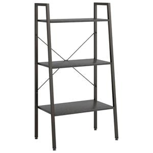 vidaXL Scaffale Autoportante con 3 Ripiani Nero 56x35x108 cm