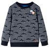 Felpa per Bambini Blu Marino M&eacute;lange 140