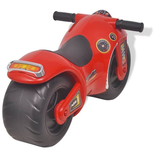 vidaXL Motocicletta Cavalcabile per Bambini in Plastica Rossa
