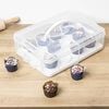 HI Contenitore per 12 pz Cupcakes 6 L Trasparente
