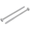 vidaXL Vite 2 pz Argento M6 x 120 mm Acciaio