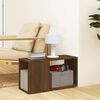 vidaXL Mobile Porta TV Rovere Marrone 60x24x32 cm in Legno Multistrato