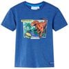 vidaXL Maglietta da Bambino Blu Scuro M&eacute;lange 116