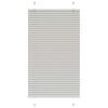 vidaXL Tenda Plissettata Grigio Chiaro 70x150 cm Larghezza Tessuto