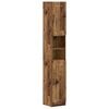 vidaXL Armadio da Bagno con Ripiano Aperto UTRECHT Legno antico
