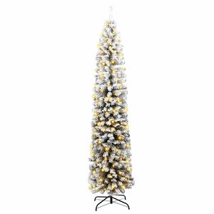 vidaXL Albero di Natale artificiale con 300 LED Verde 180 cm