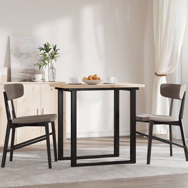 vidaXL Piano per Tavolo 80x50x2,5 cm Rettangolare Legno Massello Pino