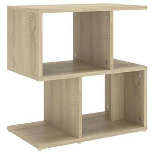 vidaXL Comodino Rovere Sonoma 50x30x51,5 cm in Legno Multistrato