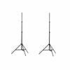vidaXL Set Stativi Fotografici 2 pz Regolabili Altezza 78-210 cm