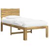 vidaXL Letto Singolo con Testiera ROSTOCK Bianco 75 x 190 cm