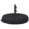 vidaXL Base per Ombrello da Patio 53 x 53 x 40 cm Acciaio Nero