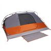 vidaXL Tenda da Campeggio a Cupola 4 Persone Arancione Impermeabile