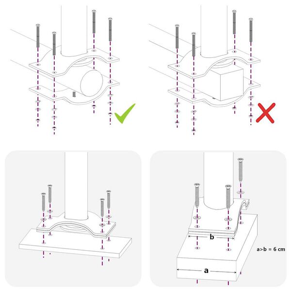vidaXL Tenda da Sole Laterale Retrattile 100 x 300 cm Crema