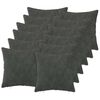 vidaXL Cuscino da Lanciare 12 pz HEERLEN Antracite 45 x 45 cm