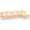 vidaXL Set Salotto da Giardino 5 pz in Legno Massello di Pino