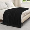 vidaXL Coperte da Pile 6 pcs Nero 200 x 150 cm Panno