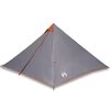 vidaXL Tenda Familiare Tipi 7 Persone Grigia e Arancione Impermeabile