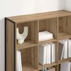 vidaXL Armadio per Libri Rovere Artigianale 99.5 x 30 x 108.5 cm