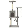vidaXL Albero per Gatti con Tiragraffi in Sisal 120 cm Grigio