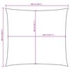 vidaXL Vela Parasole in Tela Oxford Quadrata 6x6 m Talpa