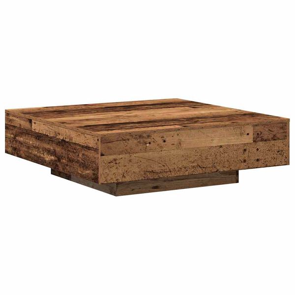 vidaXL Tavolino da salotto Legno vecchio 100 x 100 x 31 cm
