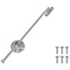 vidaXL Cerniera a barra di trascinamento 439 pcs Argento Ferro