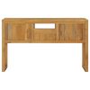 vidaXL Tavolo Consolle 120x32x75 cm in Legno Massello di Teak