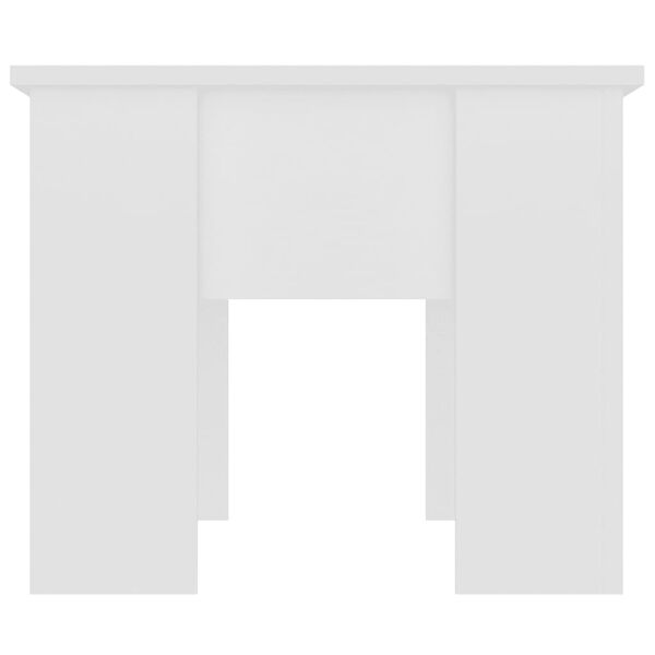 vidaXL Tavolino da Salotto Bianco 79x49x41 cm in Legno Multistrato