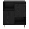 vidaXL Credenza Rovere Nero 60 x 35 x 70 cm