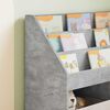 vidaXL Libreria per Bambini Grigio cemento 72,5 x 29,5 x 69 cm