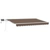 vidaXL Tenda retrattile Tortora 300 x 250 cm Tessuto e Alluminio