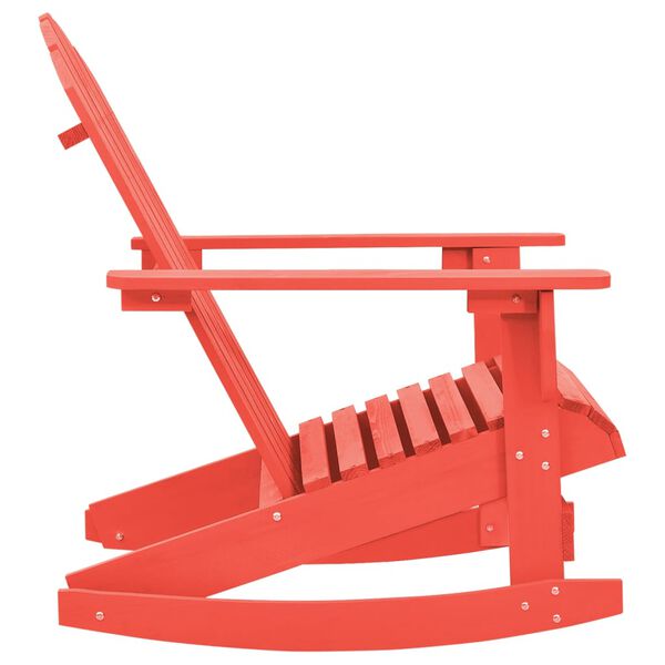 vidaXL Sedia Giardino Adirondack in Legno Massello di Abete Rossa