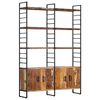 vidaXL Libreria a 4 Livelli Legno Massello di Recupero 124x30x180 cm