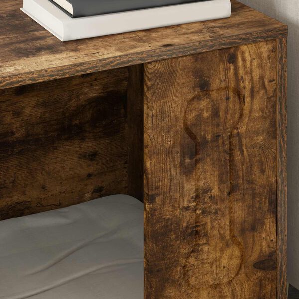 vidaXL Cuccia per cani Rovere fum&eacute; 44 x 42 x 49 cm Legno multistrato