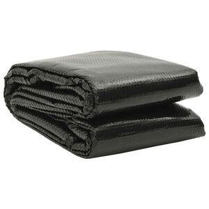 vidaXL Copripiscina Rettangolare 500x300 cm in PE Nero