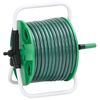 vidaXL Avvolgitubo Autonomo Verde con Set Raccordi Tubo 0,75" 20 m PVC