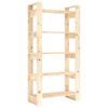 vidaXL Libreria/Divisorio 80x35x160 cm in Legno Massello