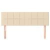 vidaXL Testiere Crema 144x5x78/88 cm in Tessuto