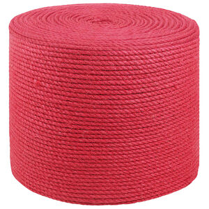 vidaXL Corda di Juta 6 mm Rosso 100% juta Tossa
