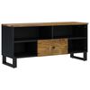 vidaXL Mobile TV 100x33x46cm Legno Massello Mango e Legno Multistrato
